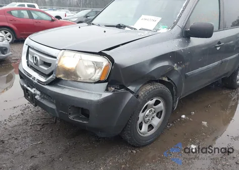 2011 Honda Pilot Lx from USA, damaged, VIN 5FNYF4H20BB098157